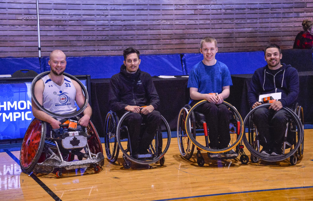 2019 All-Stars and MVP. From Left: Zak Madell, Trevor Hirschfield Josh Holton and Pico Dagenais